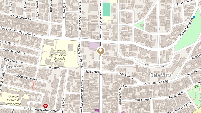 Mapa da unidade Bela Vista, Av. Lucas de Oliveira, 1081